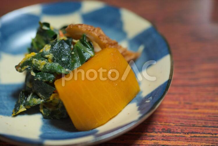 南瓜の煮物 食事,料理,和食の写真素材