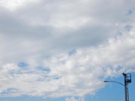 【空の写真】秋空 秋空,空,雲の写真素材