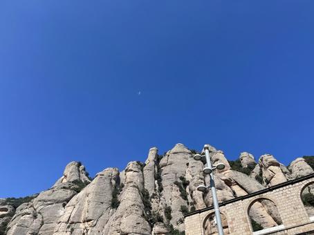 カタルーニャ州の聖地モンセラット カタルーニャ州の聖地モンセラット バルセロナ,スペイン,カタルーニャの写真素材