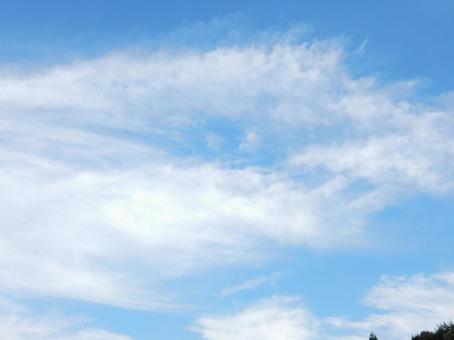 【空の写真】秋空 【空の写真】秋空 秋空,空,雲の写真素材