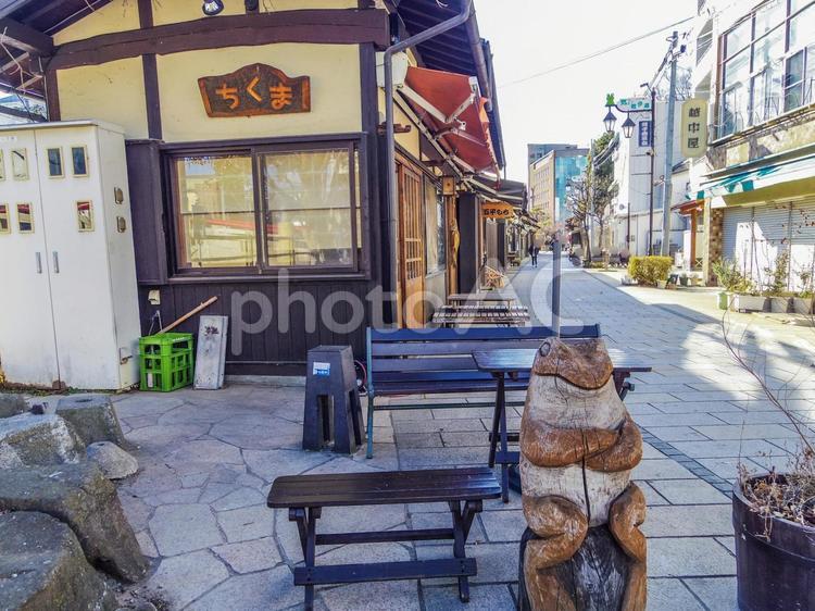 【長野県】松本市・なわて通り商店街 なわて通り商店街,松本市,長野県の写真素材