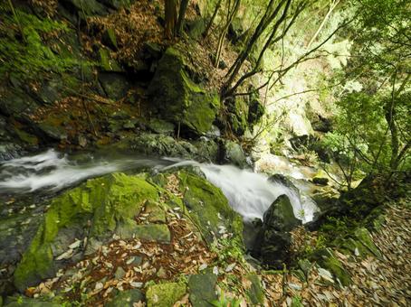 滝のある風景 滝のある風景 滝,川,自然の写真素材