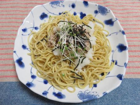 和風パスタ パスタ,献立,メニューの写真素材