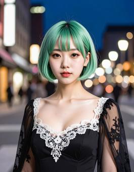 地雷系女子・憂鬱な深夜の緑子さん 地雷系女子・憂鬱な深夜の緑子さんの写真