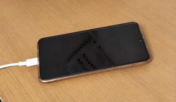 スマホ充電 スマホ充電,充電,電話の写真素材