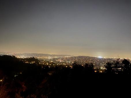 アメリカの夜景 アメリカの夜景 アメリカ,グリフィス天文台,夜景の写真素材