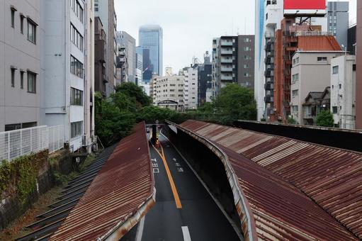 首都高 首都高 首都高,東京,高速道路の写真素材