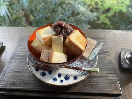 あんバタートーストの写真