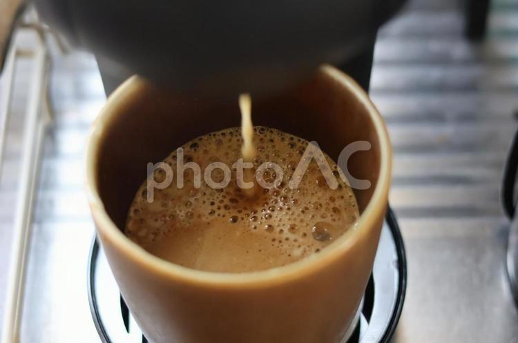 美味しい珈琲　コーヒーメーカー 珈琲,コーヒー,朝ごはんの写真素材