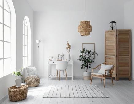 陽の当たる白い部屋１の写真