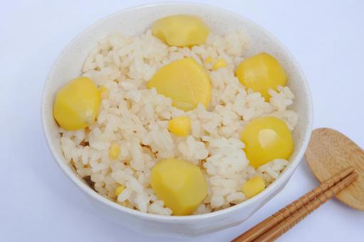 栗ご飯 栗ご飯 栗ご飯,炊き込みご飯,秋の写真素材