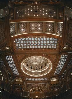 荘厳な黄金ドーム ドーム,天井,黄金の写真素材