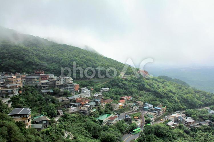 台湾の九分風景 九分,台湾,観光名所の写真素材