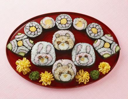 飾り寿司 飾り寿司 飾り寿司,寿司,デコ寿司の写真素材