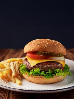 ハンバーガー_AS000042 ハンバーガー_AS000042の写真