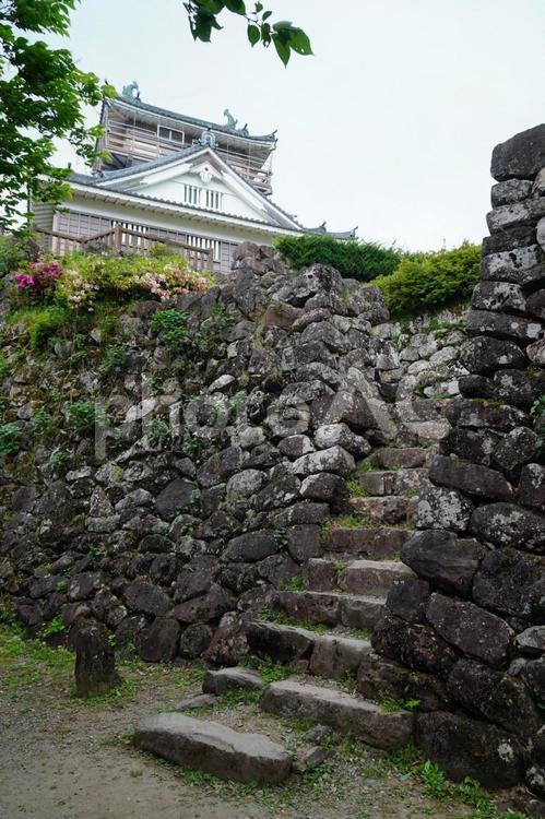 福井県の大野城 大野,城,天守の写真素材