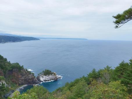 東北 北三陸からみる青い海 東北 北三陸からみる青い海の写真