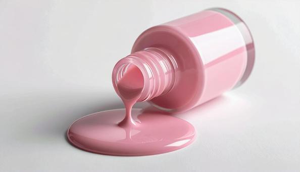 こぼれるマニキュア こぼれるマニキュアの写真