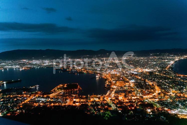 函館山からの夜景 日本,北海道,函館の写真素材