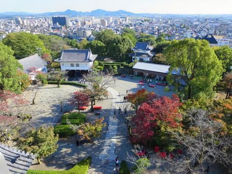 犬山城からの景色 犬山城からの景色,景色,風景の写真素材