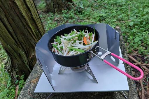 山で山飯② 山で山飯②の写真