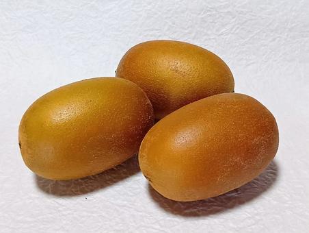 ゴールドキウイ ゴールドキウイ,キウイフルーツ,果物の写真素材