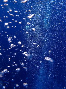 海中の泡 海,自然,海の中の写真素材