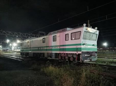 日本線路技術の車両 日本線路技術の車両 夜,鉄道,安全運転の写真素材
