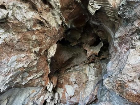 Photo, a stalactite, limestone, rock, 
