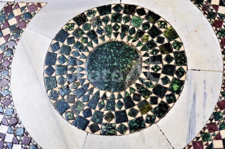 モザイク床模様９ イタリア,カトリック,キリスト教の写真素材