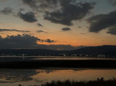 夕暮れ 夕暮れの写真