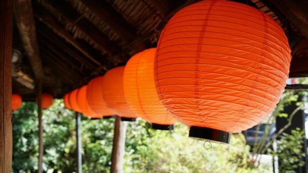 夏の縁日提灯 夏の縁日提灯の写真