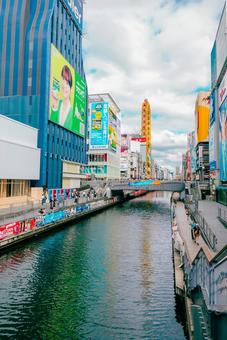 【大阪】心斎橋 大阪,心斎橋,都会の写真素材
