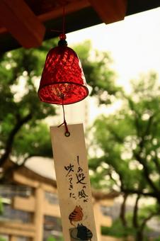 風鈴 フウリン 短冊 七夕 夏 風鈴 フウリン 短冊 七夕 夏 風鈴,ふうりん,七夕の写真素材