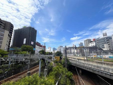夏の池袋 夏の池袋 池袋,風景,景色の写真素材