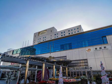 【愛知県】豊橋市・豊橋駅東口 豊橋駅東口,豊橋市,豊橋駅の写真素材