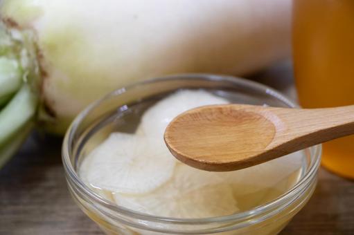 はちみつ大根 はちみつ大根,ハチミツ,民間療法の写真素材