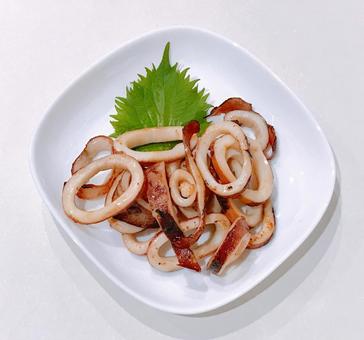 いか焼き いか焼き,焼きイカ,焼き物の写真素材