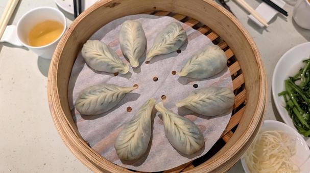 金品茶樓の蒸し餃子(上から) 金品茶樓の蒸し餃子(上から) taiwan,海外,海外旅行の写真素材