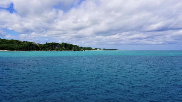Ocean view from Unten Port, JPG