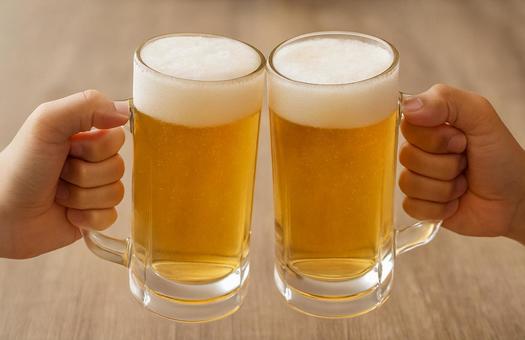 乾杯ビール 乾杯ビールの写真