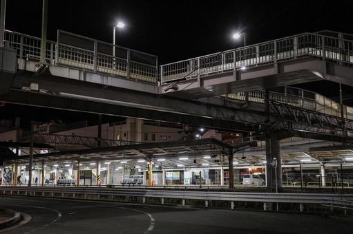 駅 駅,陸橋,歩道橋の写真素材