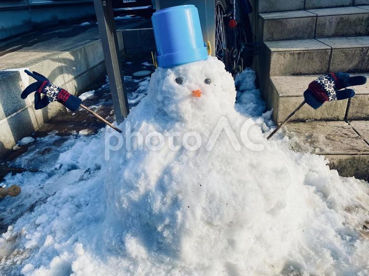 雪だるま 冬,ゆきだるま,スノーマンの写真素材