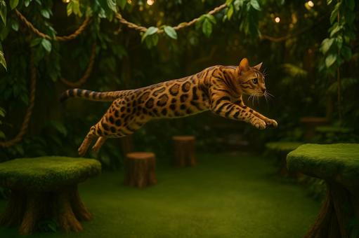 ベンガルの大跳躍の写真