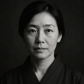 静かな日本人女性の瞳 静かな日本人女性の瞳の写真