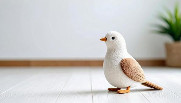 鳥の人形 鳥の人形の写真