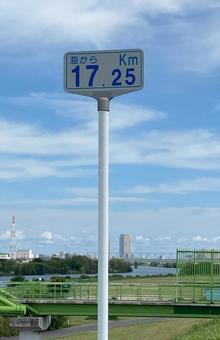 Photo, distance from sea, distance indicator, edogawa, 