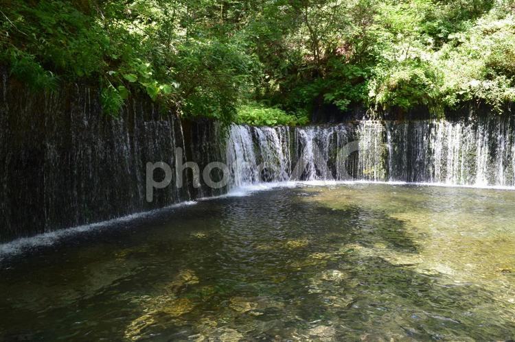 白糸の滝　軽井沢 白糸の滝,滝,軽井沢の写真素材