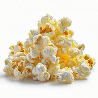 食欲をそそるポップコーンの塊 食欲をそそるポップコーンの塊の写真