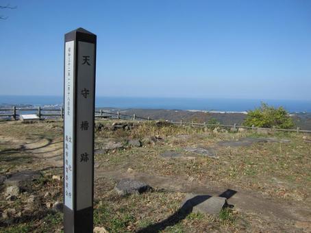 Tottori Castle Yamagamimaru Honmaru Castle Tower Ruins, JPG